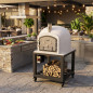 Forno Kitaway con base + a gas 120x120x65 cm bianco | Dimensioni 120x120x170 cm | Forno a gas professionale con manometro Forno Kitaway con base + a gas 120x120x65 cm bianco | Dimensioni 120x120x170 cm | Forno a gas professionale con manometro
