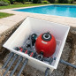 Sistema di filtrazione per piscine interrate: filtro a sabbia Star Plus da 600 mm con valvola laterale da 1 1/2" + pompa Aspire