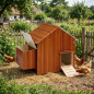 Wooden Chicken Coop for Chickens and Other Birds 113x82x87 cm | Wooden Chicken Coop with Ramp and Side Access Wooden Chicken Coop for Chickens and Other Birds 113x82x87 cm | Wooden Chicken Coop with Ramp and Side Access