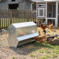 Futtertrog für Vögel, Enten und Nagetiere im Freien, 100 kg, 97 x 60 x 66 cm | Verzinkter Futtertrog für Vögel und Kaninchen Futtertrog für Vögel, Enten und Nagetiere im Freien, 100 kg, 97 x 60 x 66 cm | Verzinkter Futtertrog für Vögel und Kaninchen