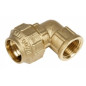 4 x 40mm x 1 1/4 "female brass tee for polyethylene pipe