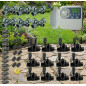 Kit de irrigação automática de 12 zonas e 24 V da KRain para tubos de 32 mm | Inclui programador, válvulas solenoides e acessóri Kit de irrigação automática de 12 zonas e 24 V da KRain para tubos de 32 mm | Inclui programador, válvulas solenoides e acessóri