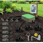 Kit profesional riego automático KRain de 4 zonas 24v para tuberia 32mm