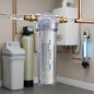 Thread sediment filter, with a filtration level of 15-50 um, retains particles larger than 50 microns Thread sediment filter, with a filtration level of 15-50 um, retains particles larger than 50 microns
