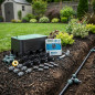 Kit irrigazione automatica professionale Hunter-Rain Bird a 8 zone 24v per tubo da 20mm