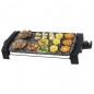 Plancha Electrique Grill 2150W, revêtement antiadhésif en pierre, thermostat réglable, 45x25 cm