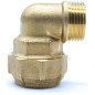 4 x 40mm x 1 1/4 "brass male elbow for polyethylene pipe