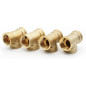 4 x 1 1/2 "brass female threaded tee