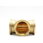 4 x 1 1/2 "brass female threaded tee