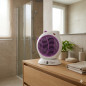 Orbegozo oscillating vertical heater.  Purple.  Power: 2000W.  Adjustable temperature control.  fan function