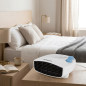 Calefactor Horizontal 1000 W-2000W Orbegozo, Temperatura Ajustable, Calefactor de Aire, Calefactor de baño para suelo, Blanco