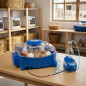 Incubatrice automatica per uova di uccelli Lumia 16 + umidificatore, misure 39x34x24 cm