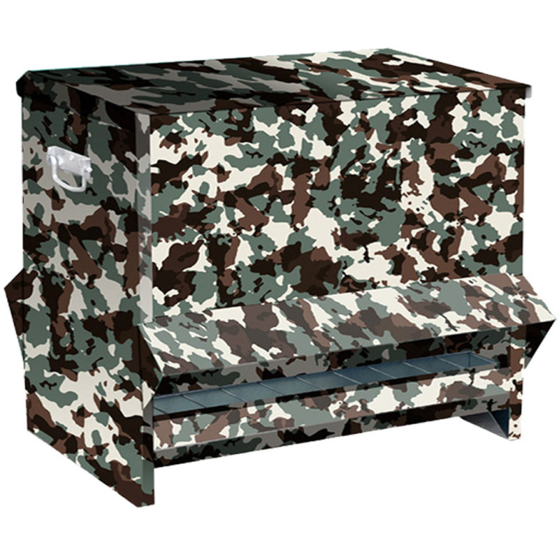 Alimentador de pássaros para perdizes, camuflado, para uso externo, 101x46x52 cm | Alimentador de pássaros para exterior