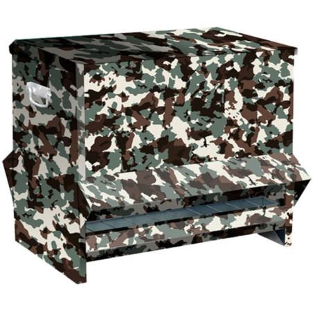 Tolva Exterior Perdices Camuflaje 101x46x52 cm | Comedero Aves Exterior