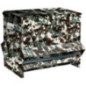 Tolva Exterior Perdices Camuflaje 101x46x52 cm | Comedero Aves Silvestres | Gran Capacidad | Protege Pienso Exterior