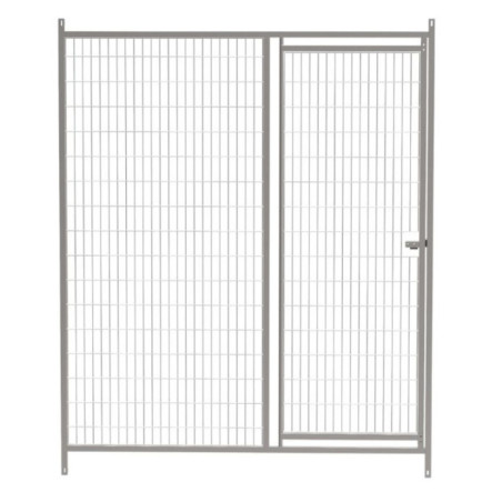 Frontale in rete 3x10 cm con porta 100x185 cm | Box per cuccioli | Cuccia ecologica per cani