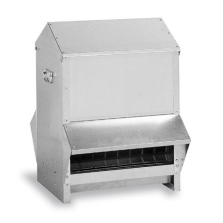 Outdoor Hopper for Birds and Rodents 50 Kg 97x60x66 cm | Galvanized Feeder for Birds and Rabbits