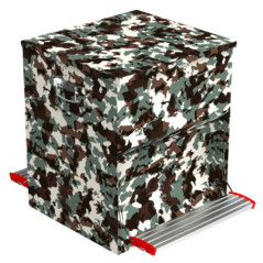 Mangiatoia per anatre SAFE-FEED 50 Kg 83,5 L | Mangiatoia mimetica per uccelli | Fino a 40 anatre