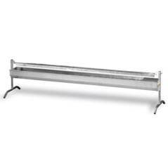 Bebedouro automático galvanizado para patos, 2 metros | Sistema de água para pássaros 200x94x105 cm
