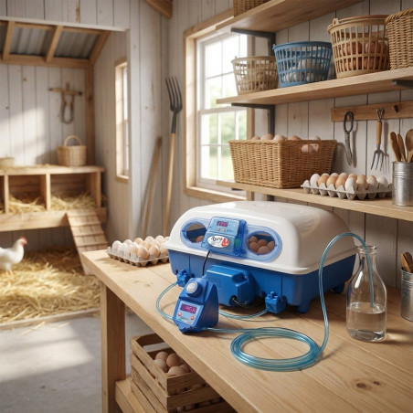 Incubadora automática Huevos Aves Real 49 Plus + Humificador