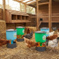 Pack 2+2 Bebedero + Comedero Gallinas 35L | Kit 4 Accesorios Corral | Hidratación Y Alimentación Constante | Material Robusto