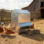 Tolva Exterior Aves y Roedores 50 Kg 97x60x66 cm | Comedero Galvanizado Pájaros Conejos