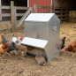 Futtertrog für Vögel und Nagetiere im Außenbereich, 50 kg, 97 x 60 x 66 cm | Verzinkter Futtertrog für Vögel und Kaninchen