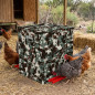 SAFE-FEED 50 kg 83,5 l Vogelfutterhaus | Tarnfarbenes Vogelfutterhaus | Für bis zu 40 Vögel