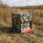 SAFE-FEED 50 kg 83,5 l Vogelfutterhaus | Tarnfarbenes Vogelfutterhaus | Für bis zu 40 Vögel
