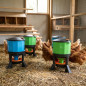 Pack 2+2 Bebedero + Comedero con Patas Gallinas 35 L |  Kit 4 Accesorios para Aves Corral