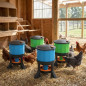 Pack 2+2 Waterer + Feeder with Legs for Chickens 35 L | 4 Poultry Accessory Kit