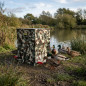 Mangeoire à trémie SAFE-FEED pour canards 50 kg 83,5 L | Trémie camouflée | Jusqu'à 40 canards
