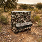 Outdoor Partridge Feeder Camouflage 51x46x52 cm | Outdoor Bird Feeder