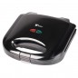Sanduicheira com design compacto de 750W, ideal para sanduíches e lanches crocantes