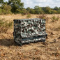 Alimentador de pássaros para perdizes, camuflado, para uso externo, 101x46x52 cm | Alimentador de pássaros para exterior