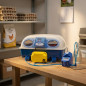 Automatischer Inkubator für Real 49 Vogeleier + Luftbefeuchter, Maße 59 x 58 x 26 cm