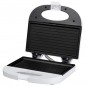 Sanduicheira com design compacto de 750W, ideal para sanduíches e lanches crocantes