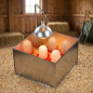 Chick Playpen with Accessories and Heating, 60x60x27 cm