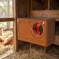 Nid en thermoplastique pour poules, Idéal pour les poulets à couver naturellement, 43x27x29 cm
