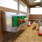 Pondoir collective pour poules, en tôle galvanisée 1 étage, pour 50 poules 118x50x53,5 cm