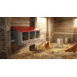 Chicken nesting box 4 departments 107x50x44 cm
