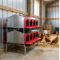 Nistkasten für den Innenbereich mit 16 Abschnitten mit Beinen 108 x 96 x 123 cm, zwei Seiten