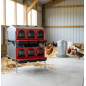 Indoor Nesting Box 12 Departments with Legs 82x96x123 cm, Two Sides
