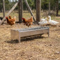 Chargeur Corral Volailles, Mangeoire pour poulets, et autres oiseaux sans pieds, 56x20x24 cm