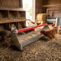 Mangeoire à poulets en tôle galvanisée 50x10x13 cm Mangeoire à poulets en tôle galvanisée 50x10x13 cm