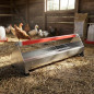 Galvanized sheet chicken feeder 122x19x19.5 cm