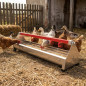 Galvanized sheet chicken feeder 50x10x13 cm