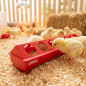Comedero Bebedero plastico Gallinas Pollos con Huecos 100 cm | Comedero Aves de Corral  | Comederos para Granja