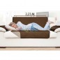 Protective cover for reversible 2-seater armchair brown and beige