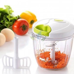 Manual Food Chopper with Blender | Multifunctional Chopper | Vegetable Chopper for Salads | Kitchen Utensil
